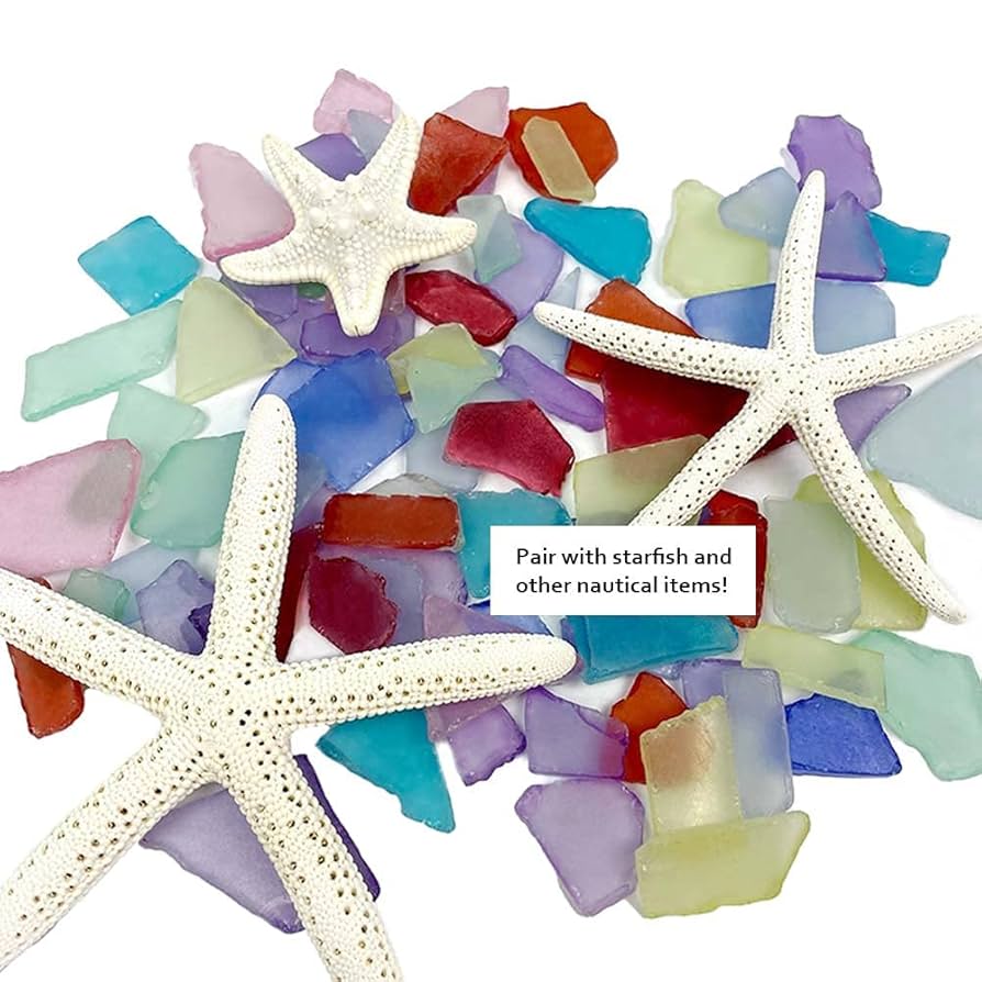 Amazon.co.jp: Assorted海ガラスの装飾| Assorted Colored Sea