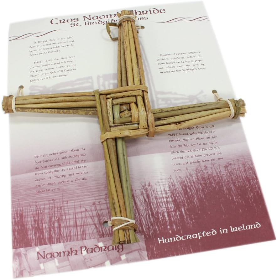 Biddy Murphy St. Brigid’s Cross Hanging 10" x 10" x 1" Made in Ireland