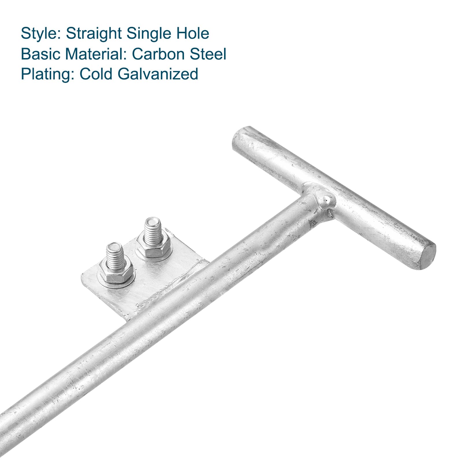 QUARKZMAN 2pz Palo Terra Caldo Zincato 2.6ft 2pz
