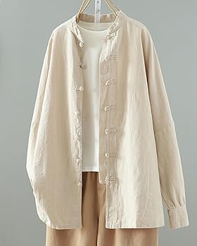【H】neau linen tops cream Linen Tie Hem Button Front Top | Talbots