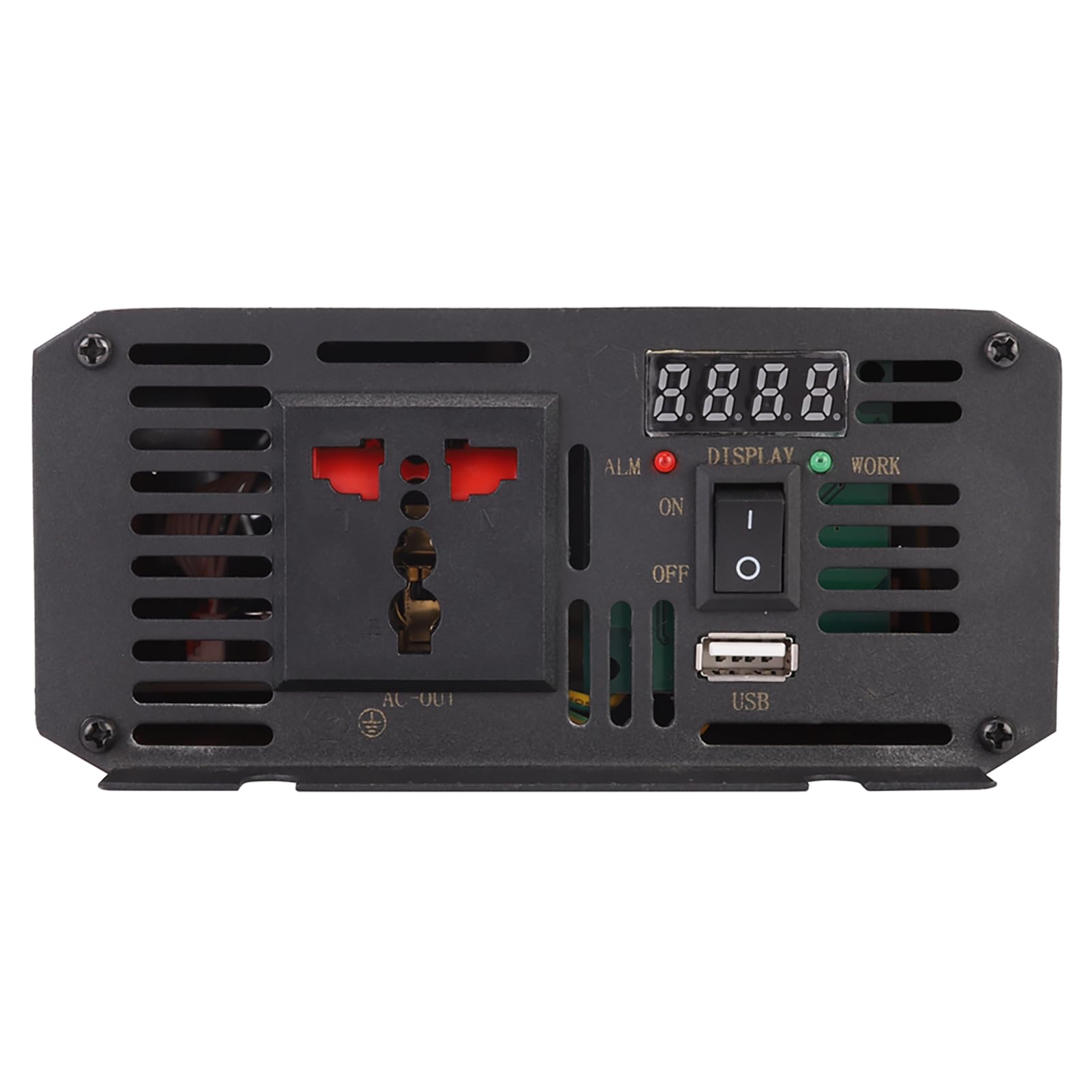 Inverter a Onda Sinusoidale Ad Alta Potenza da 600 W, Silenzioso e Privo di Inquinamento, Ideale per L'uso Domestico Quotidiano, Materiale in Alluminio Resistente, 1 unità (24 V)