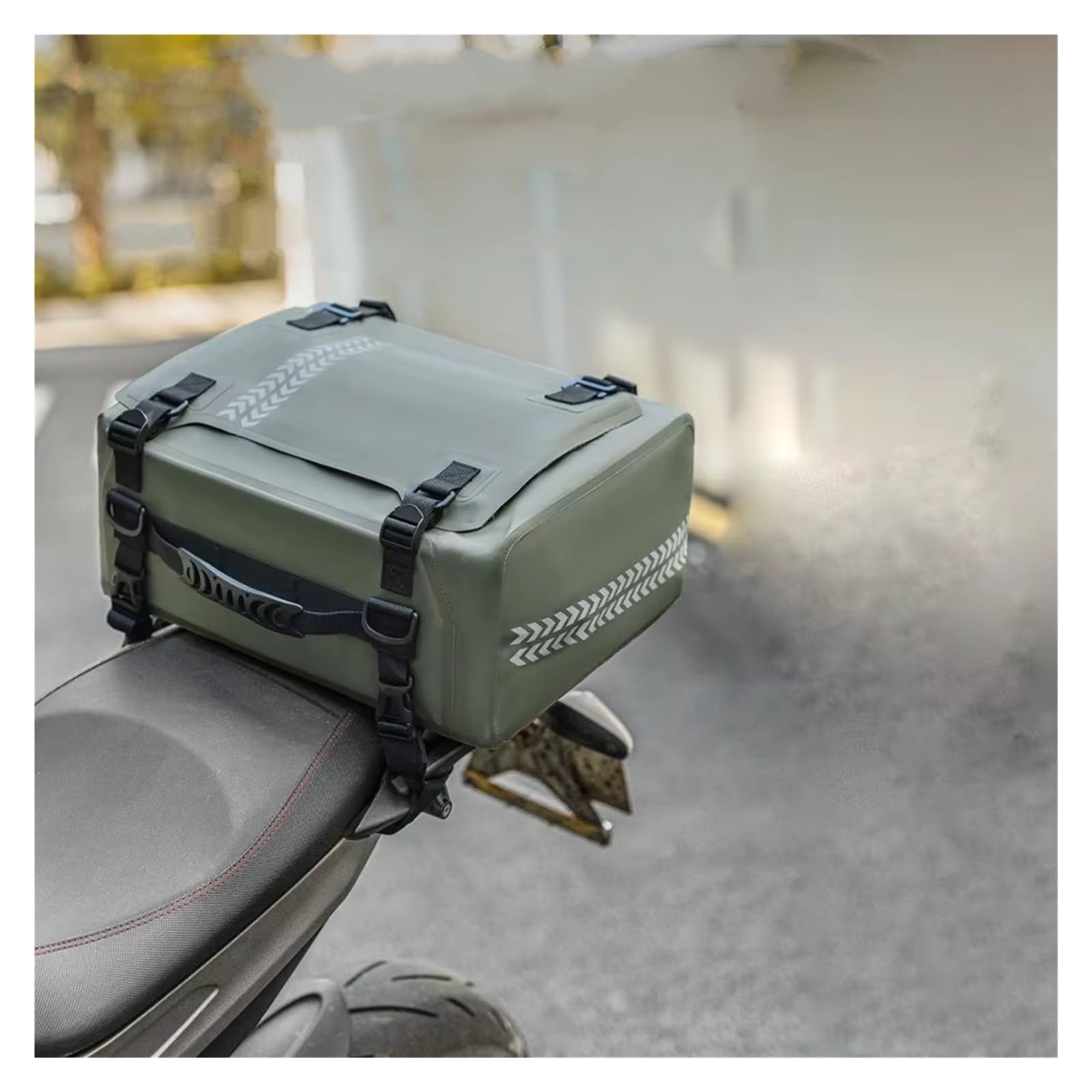 Borsa Laterale Per Moto Zaino Viaggio Per Moto Borse Posteriori Impermeabili Grande Capacità 30 Litri Borsa Multifunzionale Durevole Sella Per Lunga Distanza