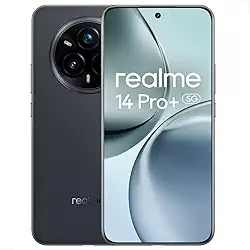 Celular Realme 14 Pro+ 5G, Tela OLED 6,83" 120Hz, Snapdragon 7s Gen 3, Dual SIM, Câmera Tripla 50MP com OIS, Bateria 6000mAh, Resistência IP68/IP69, Desbloqueio Facial (Cinza, 512, GB, 12, GB)