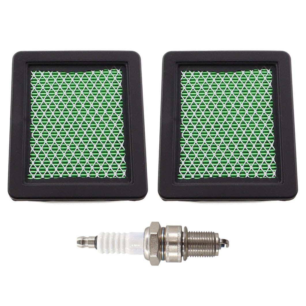 MCHNIC 2pc Air Filter Spark Plug Service Kit for Honda Petrol IZY HRG415 and HRG465 HRG466 HRX426 HRX476 HRG415 HRG416 GCV135 GCV190 Engines Lawn Mower