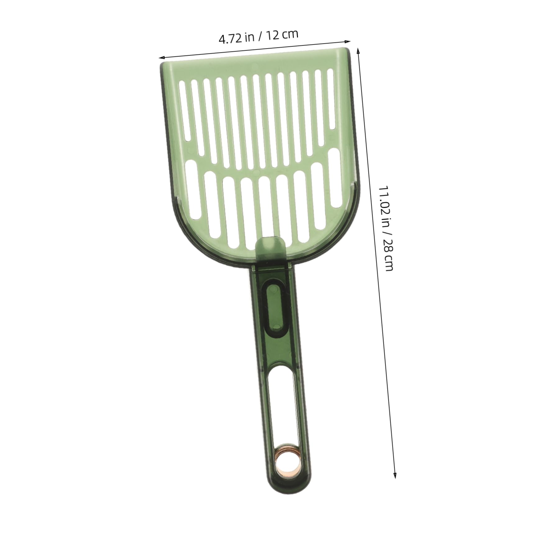 YARNOW 4 Pz Paletta per lettiera per Gatti raccoglitori di lettiere per Animali Domestici Paletta per rifiuti Lunga Pala per Gatti Pala per lettiera per Animali Domestici plastica ABS