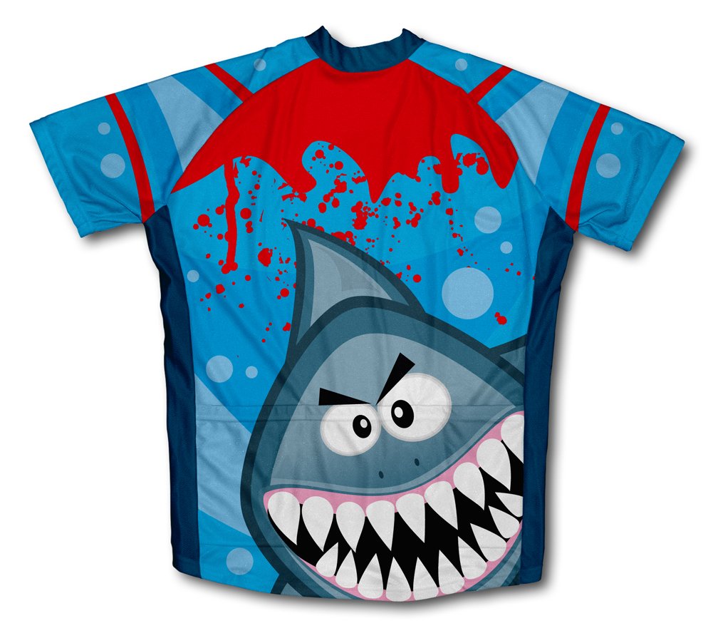 ScudoPro Shark Short Sleeve Cycling Jersey for Men - Size M