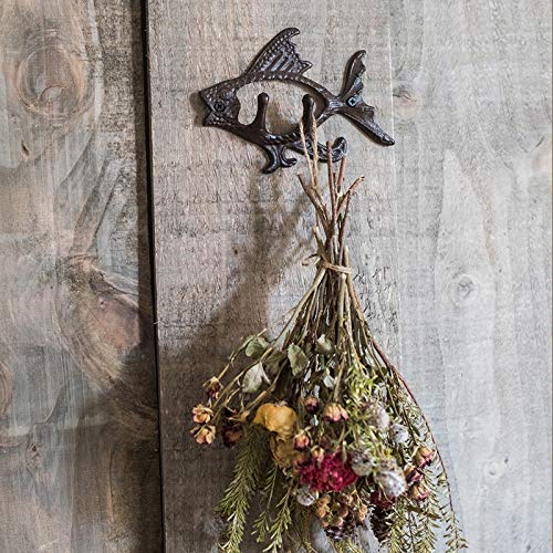 cast iron fish towel hook Amazon.com: Coat Rack Wall-Mounted Hanger, Cast iron Fish-Shaped Design,  Key Towel Hook, Metal Wall-Mounted Heavy-Duty Decorative Gift Belt 2 