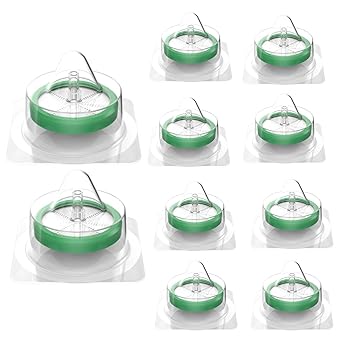 Syringe Filters Sterile PES, 50 PCS Syringe Lab Filters 33mm Membrane Diameter, 0.22um Pore Size, Hydrophilic Filtration for Culture Medium and Additives, Protein Solution, Individually Packed