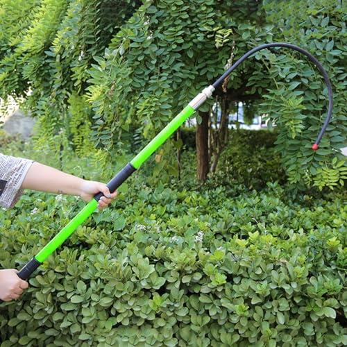 Poteau isolé antichoc électrique avec crochet de sauvetage vert de 10 pieds