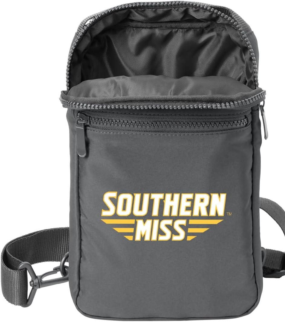 Broad Bay Southern Miss Crossbody Bag - Versatile Travel, Sports, or Gameday Bag for Southern Mississippi Fans and Alumni, Men or Women
