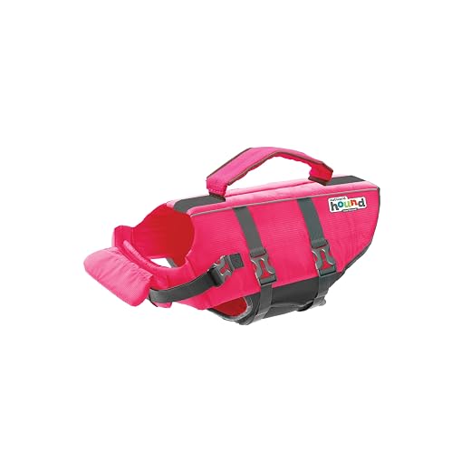 Outward Hound Granby Splash Dog Life Jacket, Life Vest, Pink, Small