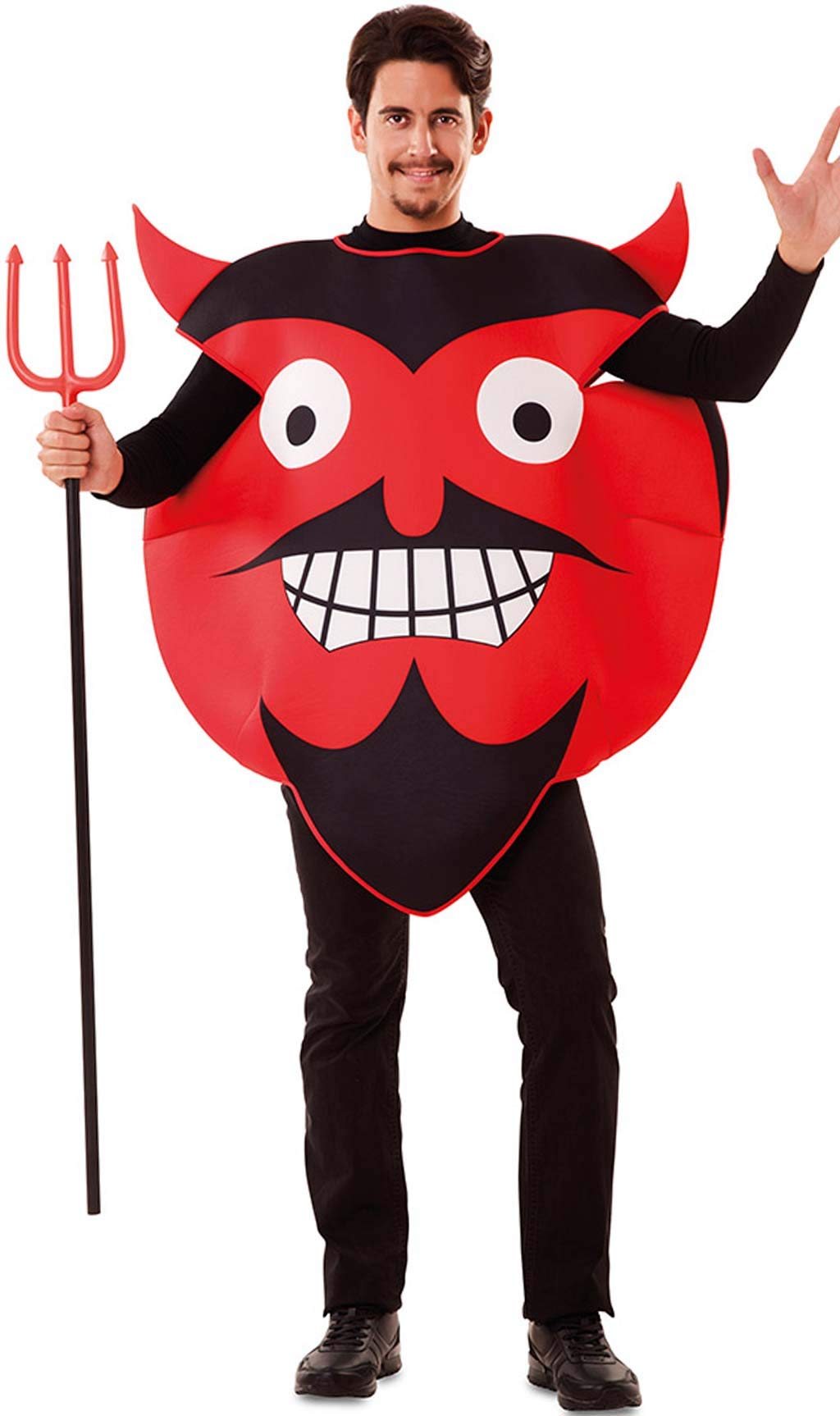 Disfraz de Emoticono Diablo para adultos