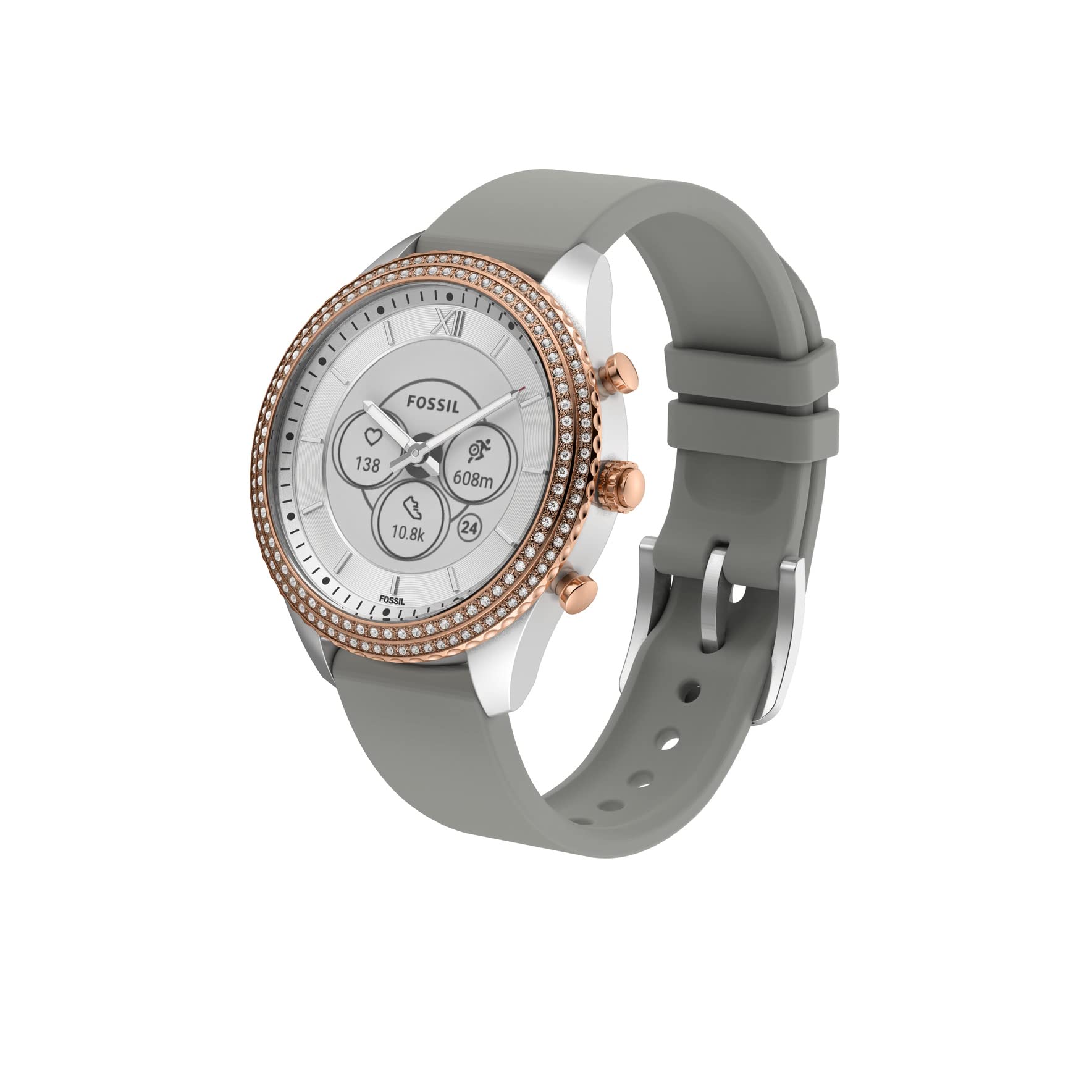 FossilGen 6 Hybrid Smart Watch for Women with Alexa Built-In, Fitness Tracker, Activity Tracker, Sleep Tracker, Music Control, Smartphone Notifications