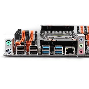 Amazon | fosa1 X99 デュアルサーバーマザーボード リア4 USB3.0