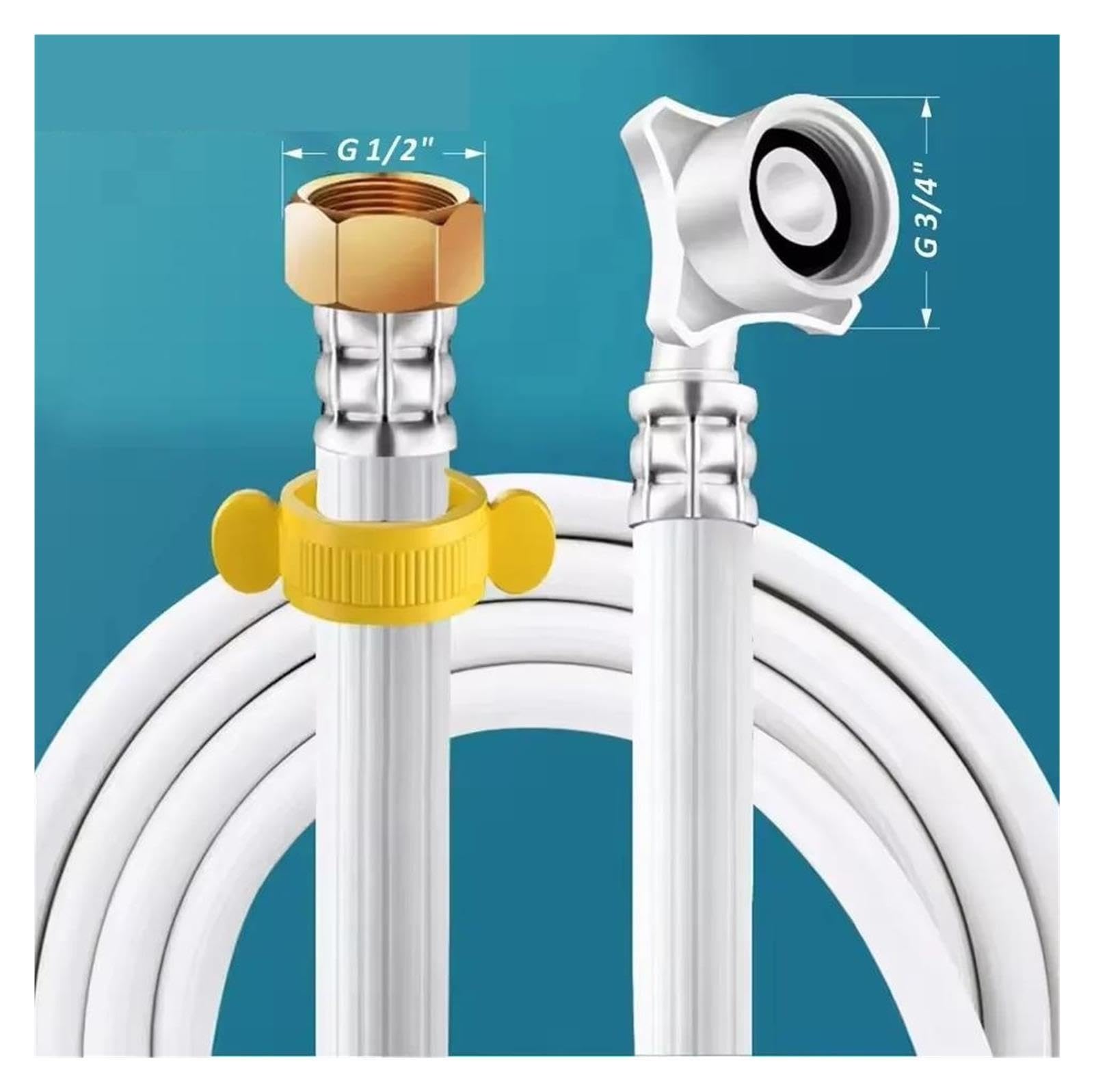 HIZON Tubo for Lavatrice G1/2 G3/4 Pollici Ingresso Acqua