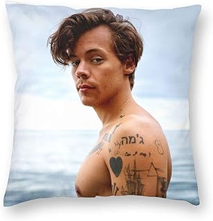 ELEGANT YAY Housse de coussin Impression classique - Coton doux et polyester - Carré - Décorative - Pour cadeaux, lit, canapé, décoration d'intérieur - 45,7 x 45,7 cm