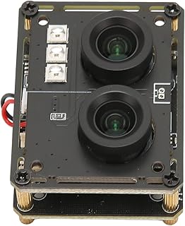 Módulo de Mini Câmera USB, Binocular 2MP, Câmera Dinâmica Ampla Física 1080P HD 30FPS Placa de Câmera Dupla 1/2,7 Polegadas COMS para para
