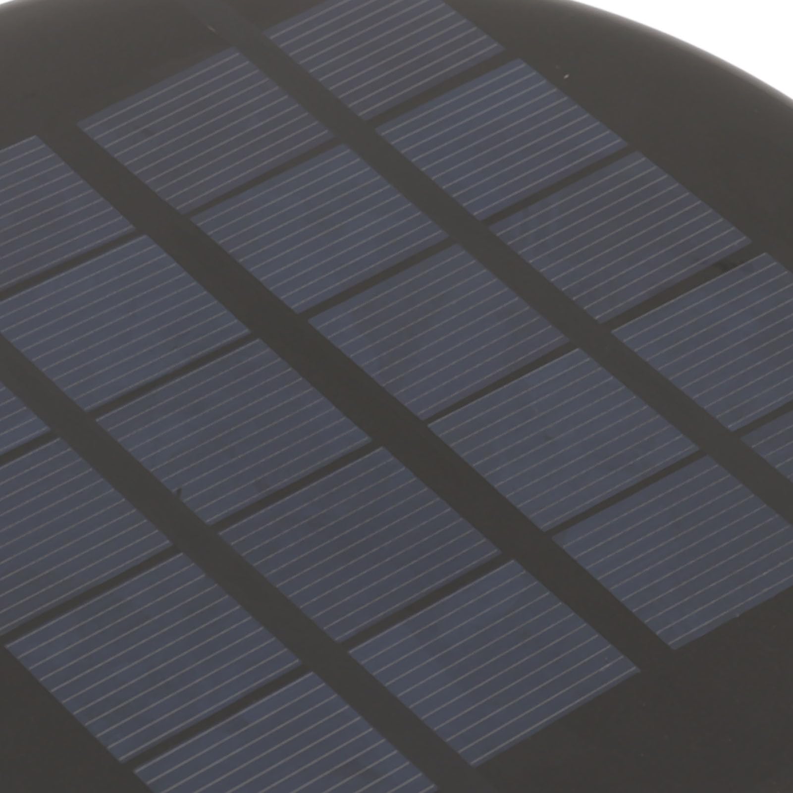 Mini Solarmodul, 1,1W 5V 120mm Rund Kleines Polykristallines Silizium Solarzellen Modul