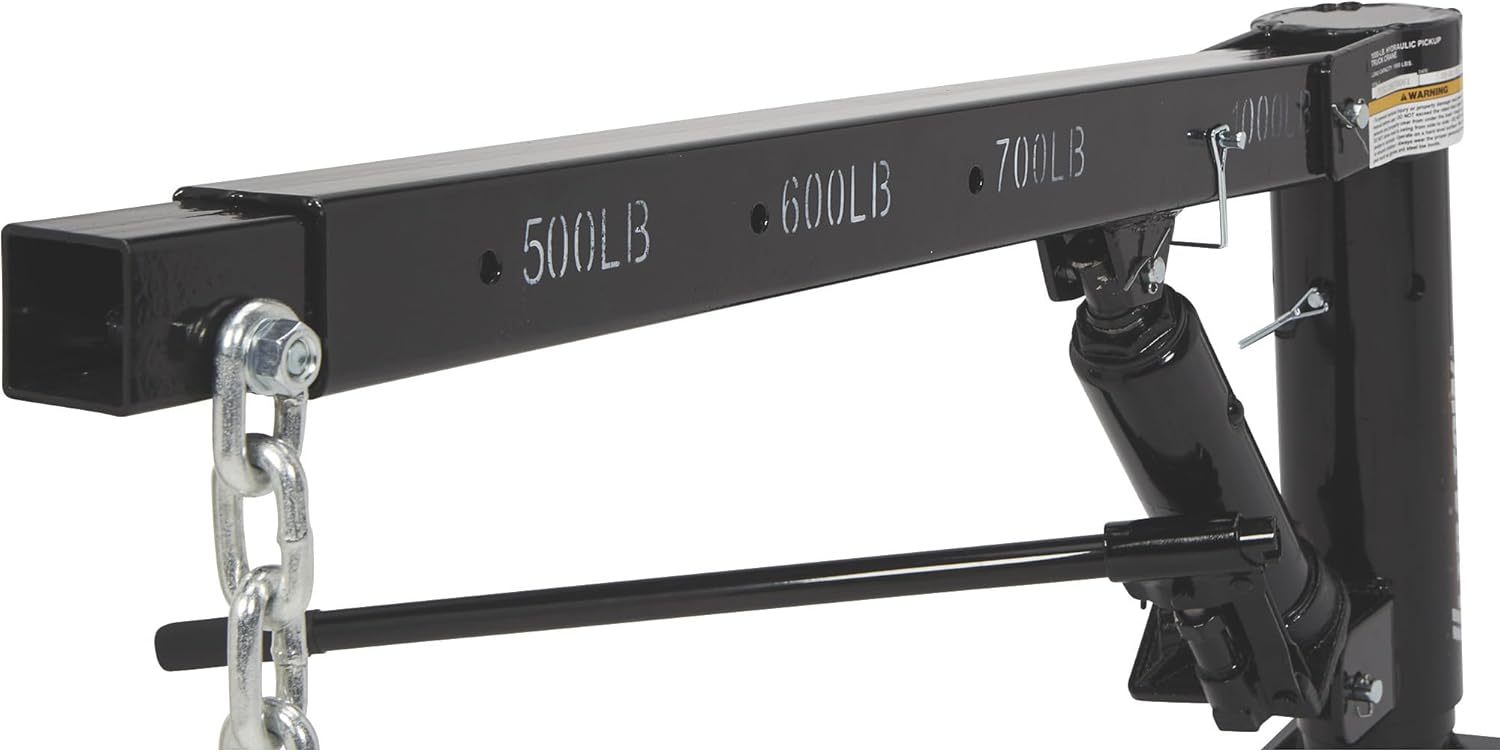 Ultra-Tow Hydraulic Pickup Truck Crane - 1000-Lb. Capacity