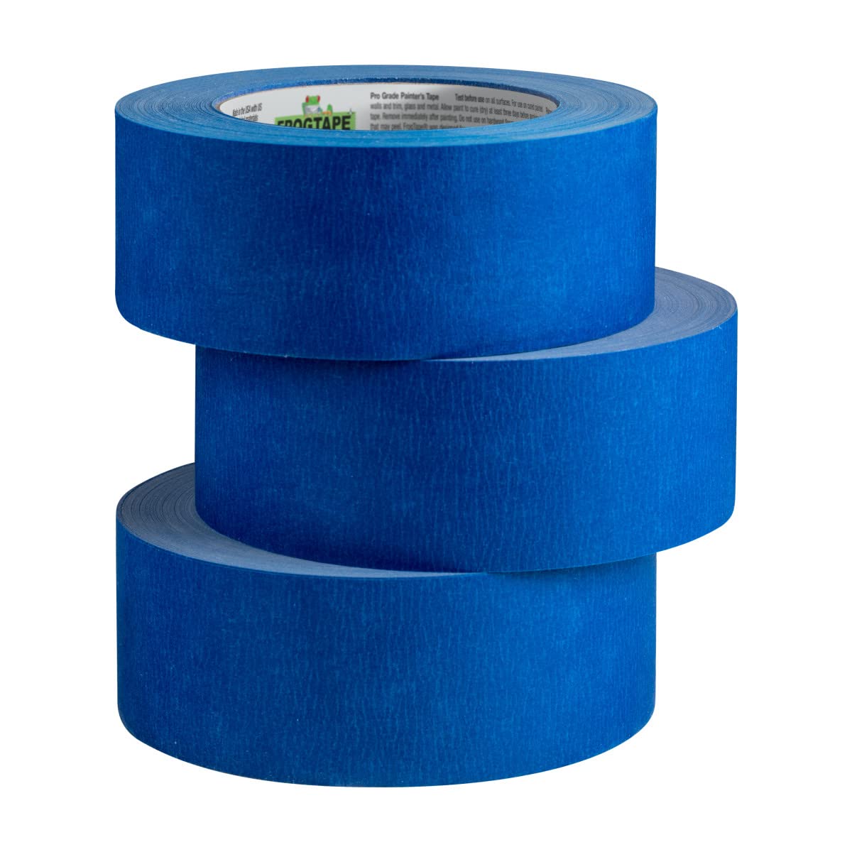 FrogTape ProGrade Blue Painters Tape with PAINTBLOCK, 2 Inch Wide (1.88 In. x 60 Yds), Medium Adhesion, Blue, 18 Rolls (104957)