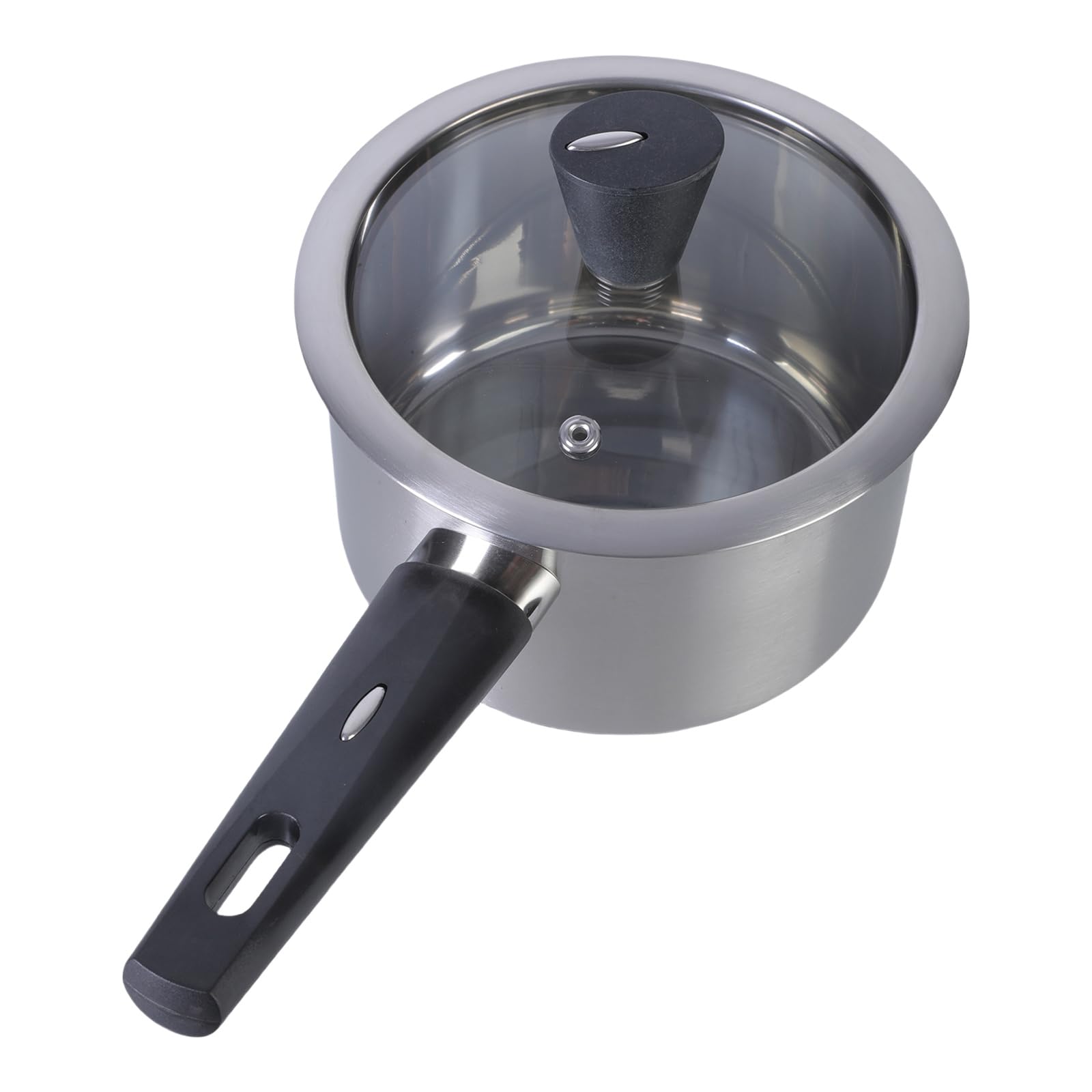 Jazuaiao Practical Saucepan Milk Boiling Pans Small Cooking Pots Multipurpose Cookware for Home Cooks and Cooking Enthusiasts Rustproof Cookware
