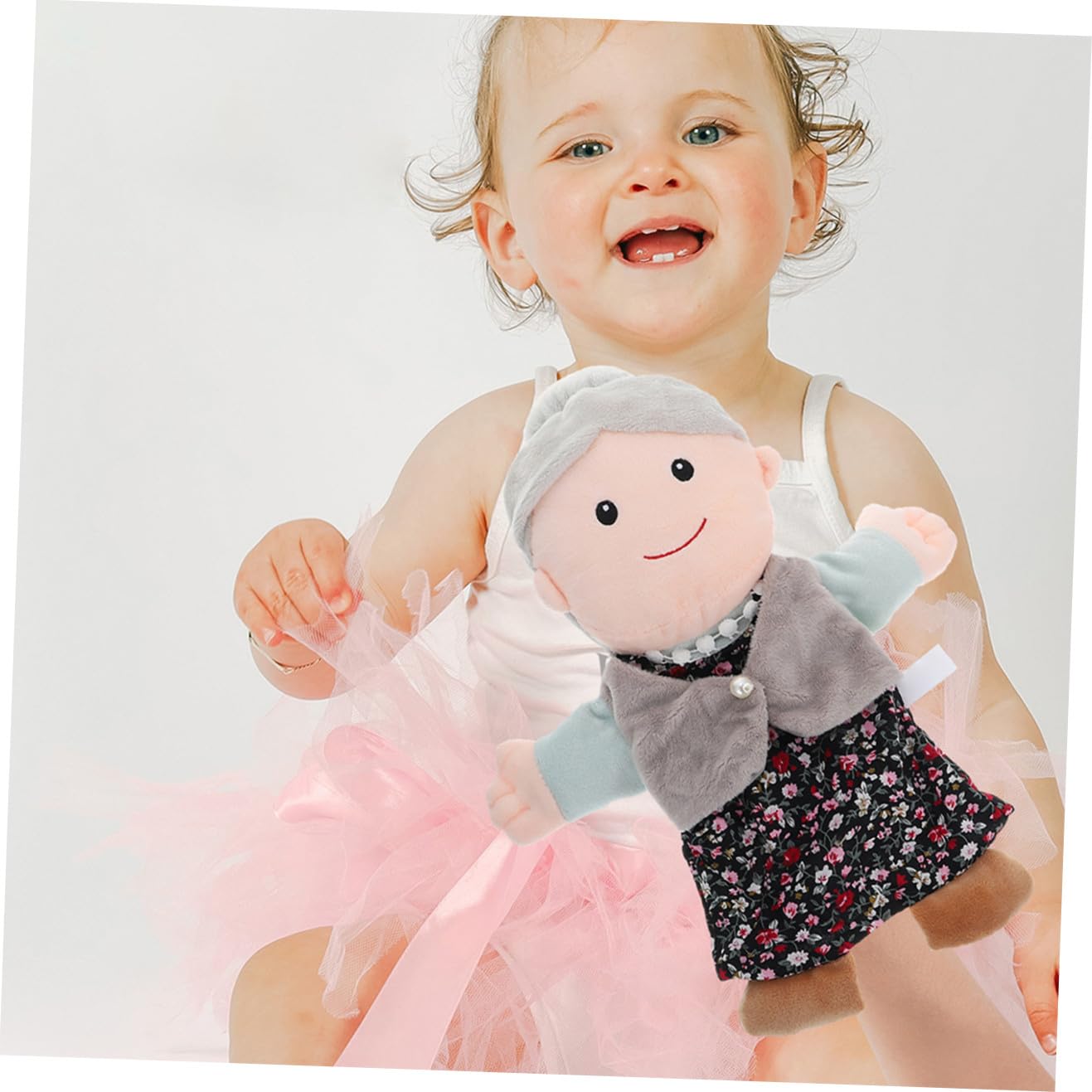 Títere de Mano 2 Piezas de Felpa y PP Cotton, Juguete de Mano para Niños | Marioneta de Mano para Niños, Figura de Juguete Hora del Cuento, Decoracion Colegio