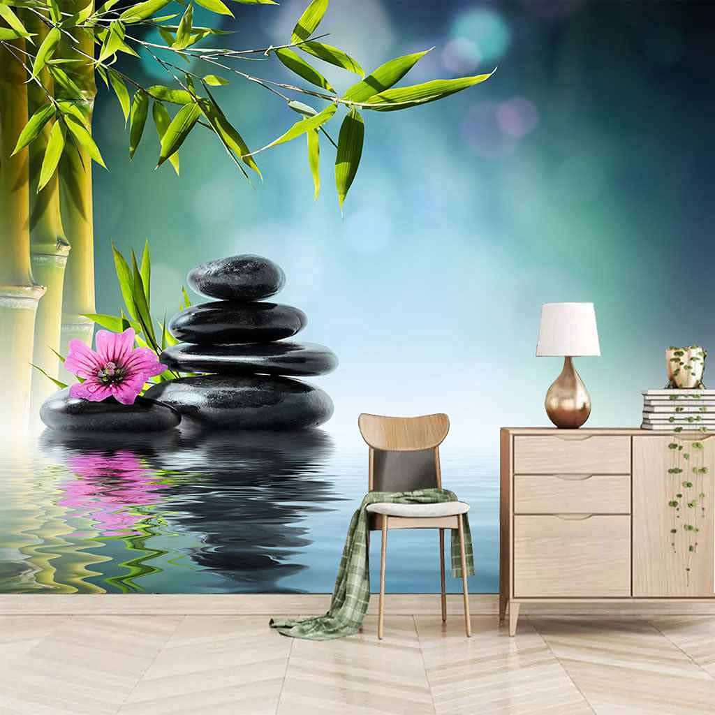Photo papier peint haut de gamme effet 3D panoramique en toile