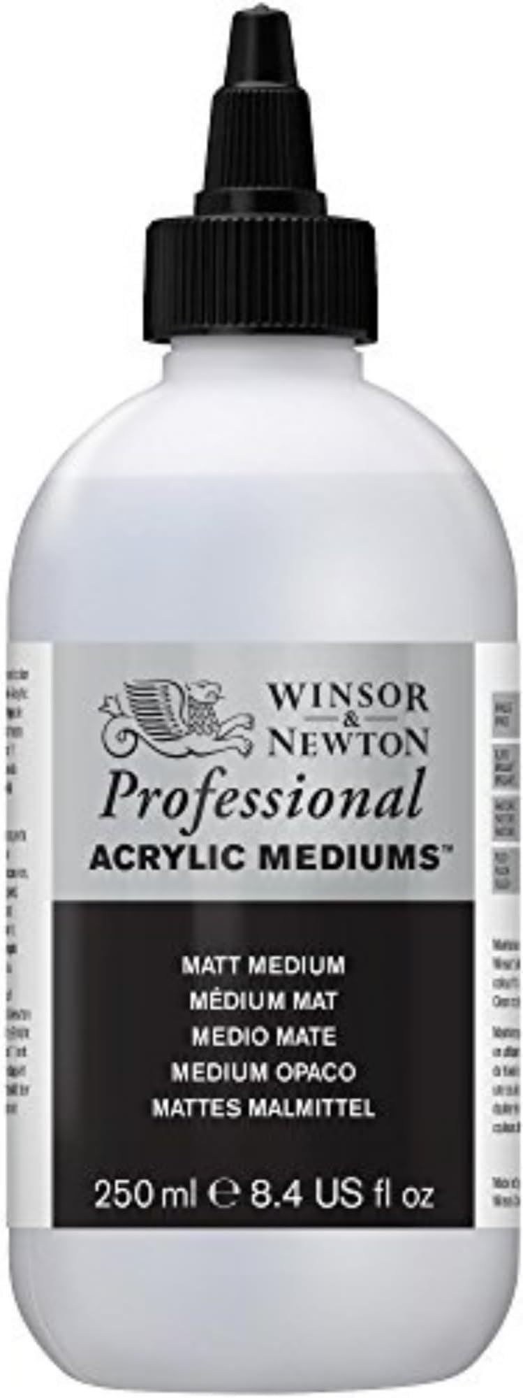 Professional Acrylic Medium, Matt Medium, 250ml (8.5-oz)