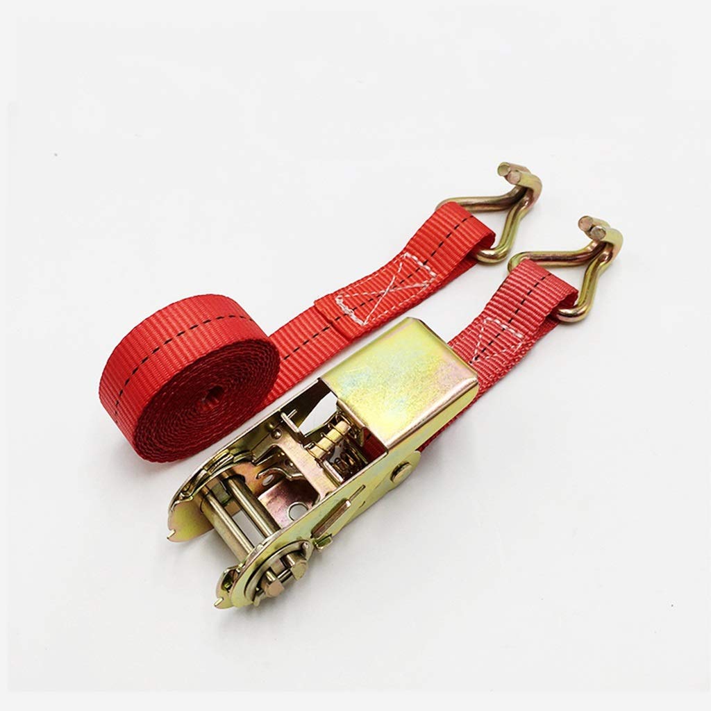 Ratschenbinder, robuste Ratsche, Abspanngurte – 1500 lb. Zug – stahlbeschichteter Zinkspanner – Frachtgurte for Bewegen von Geräten, Rasengeräten, Motorrädern (Color : 3m)