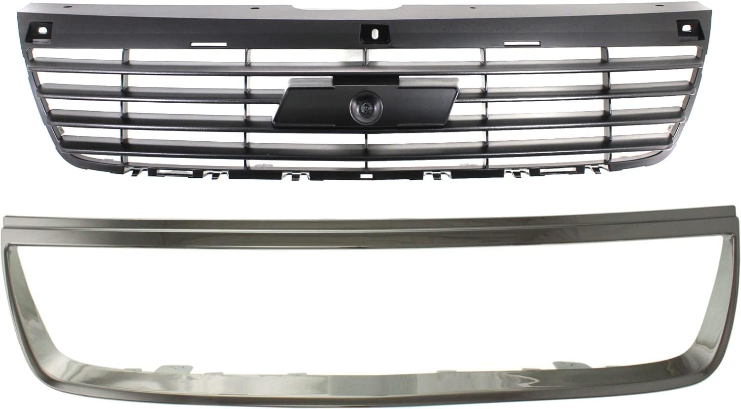 Garage-Pro Grille Assembly Compatible with 2006-2008 Chevrolet Malibu, Front, Upper, Plastic
