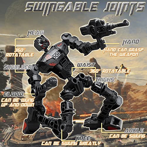 Teuvo Transforming Toys Dinosaur Robot Toys For Kids, 2Packs Dino Transformed Action Figure Assembling Robot Toys T-Rex & Pterosaur, Stem Animals Model Gifts For Boys Girls Ages 5 6 7 8 9 10+ Year Old #TOP6