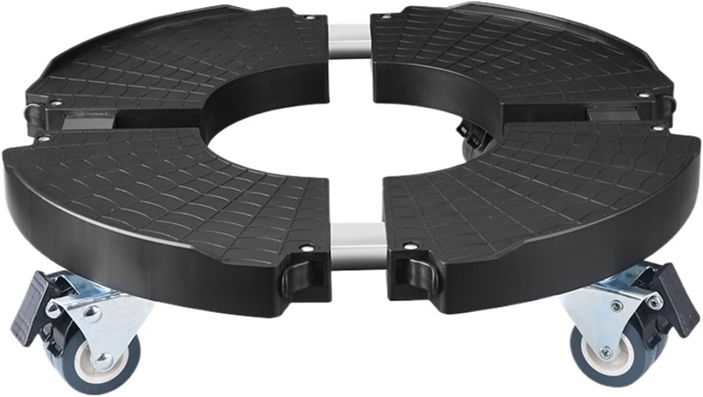 1pc Plant Caddy with Wheels Heavy Duty with 8 Lockable Casters, Rolling Stand Adjustable for 8inch-22inch Outdoor Indoor