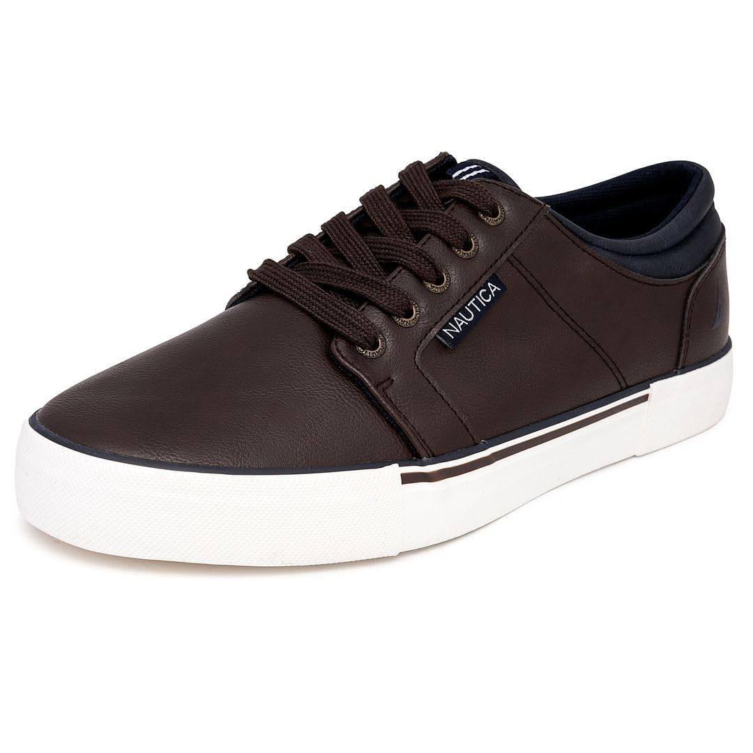 Nauticamens Classic Lace Up Boat Shoes Low Top Fashion Sneaker