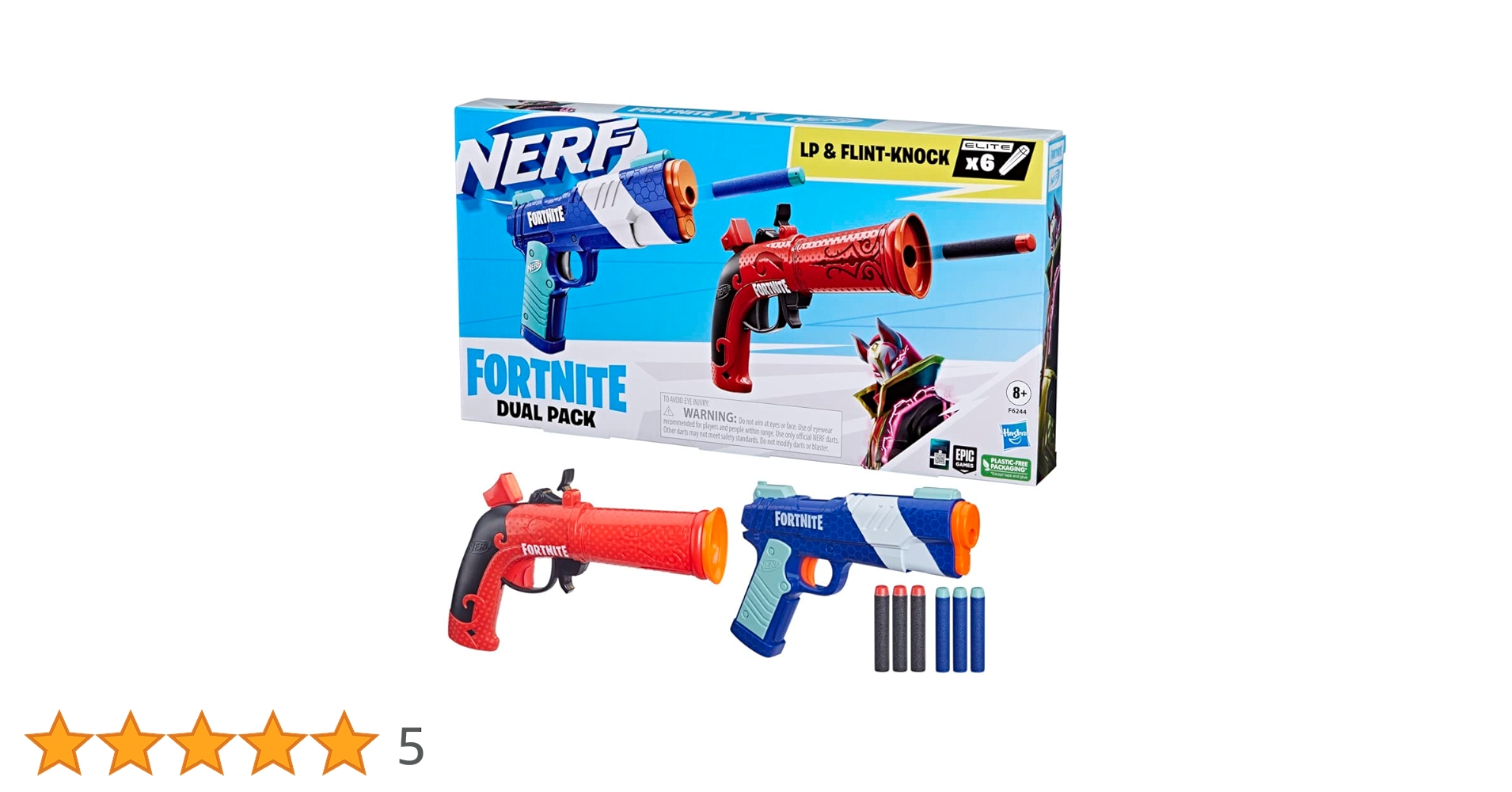 Nerf, Kit Fortnite Dual Pack, Vermelho e Preto : Amazon.com.br