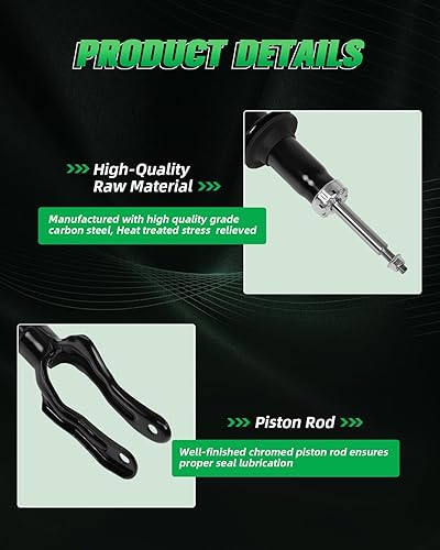 Miniatura 3 de SCITOO Amortiguadores delanteros (2 piezas) para Dodge, amortiguadores para Dodge 2011-2015 para Dodge para Durango, 2011-2015 para Jeep Grand para