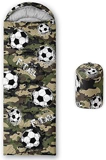 Sleeping Bags for Boys Kids,Brown Texture Printed Lightweight Warm Portable Outdoor Indoor Waterproof Cold Resistant Sleeping Bag for Camping Hiking