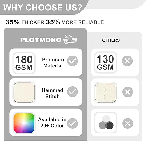 Miniatura 69 de PLOYMONO Paquete de 4 manteles ajustables color negro, fundas de mesa hasta el suelo para mesas rectangulares de 6 pies (72 x 30 pulgadas), mantel