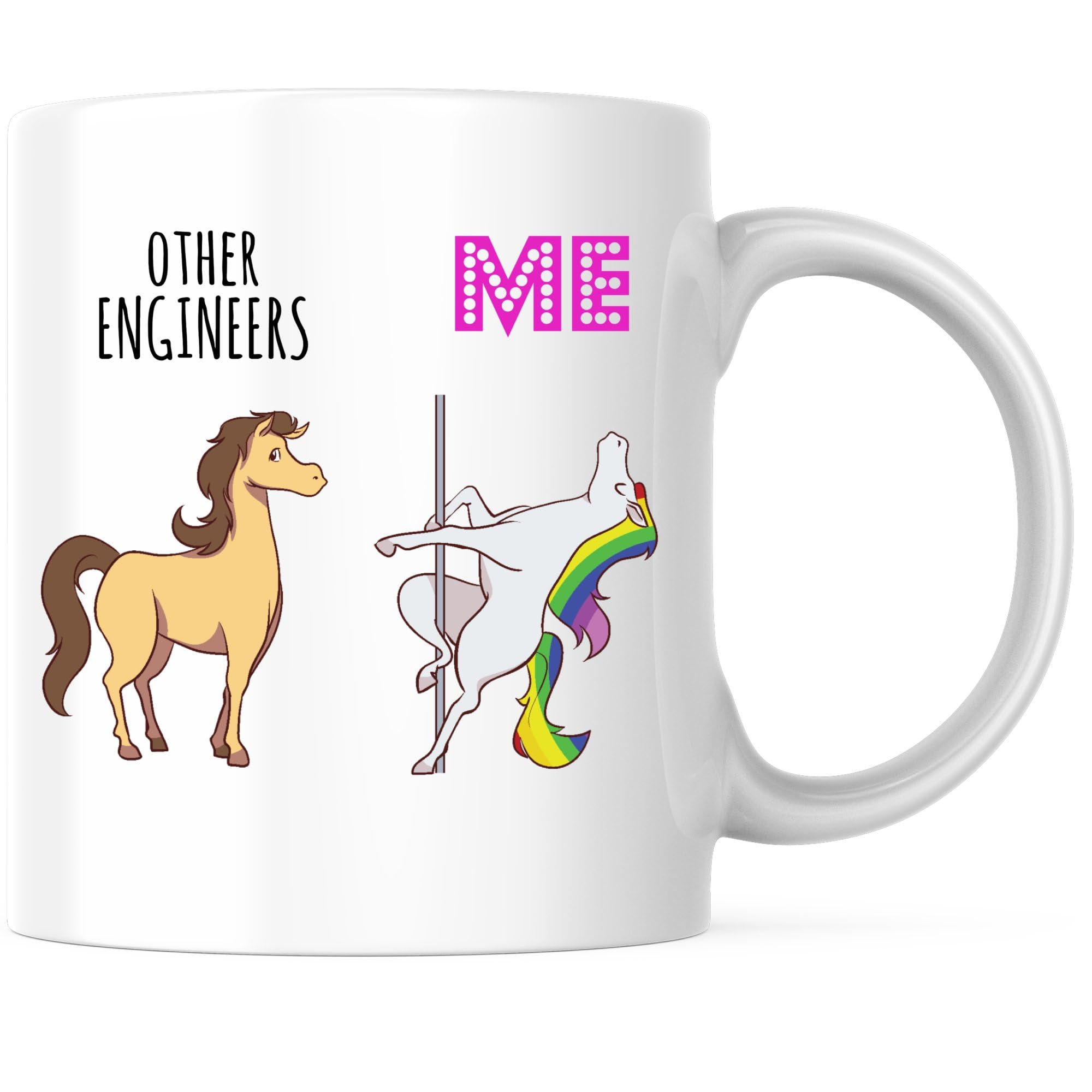 Bliss Monkey Co.Other Engineers - ME Coffee Mug - 11 Ounce White Handle Coffee Cup - Funny Engineer - Printed On Both Sides - Dishwasher and Microwave Safe - Premium Quality Ceramic - BMCM00206…