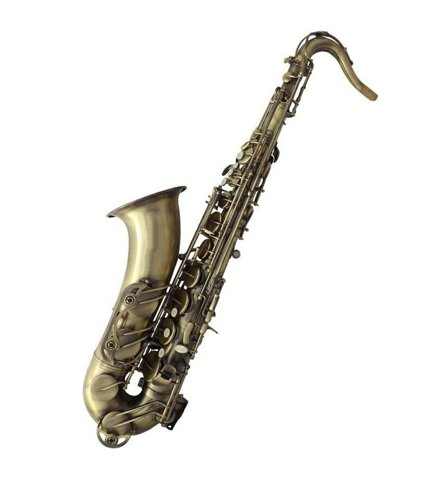 Antique B Strumento di Sassofono Tenor Tenor per i Principianti Performance del Test di valutazione Sax Ottone