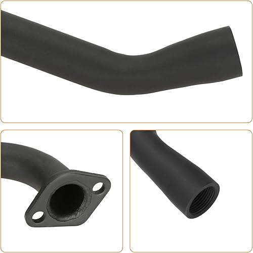 Miniatura 6 de FVRITO Tubo de escape para Non Hemi Predator 212cc 196cc 6.5hp Coleman Powersports KT196 BK200 RTK200 Go Kart Buggy TrailMaster 200 XRX XRS Manco