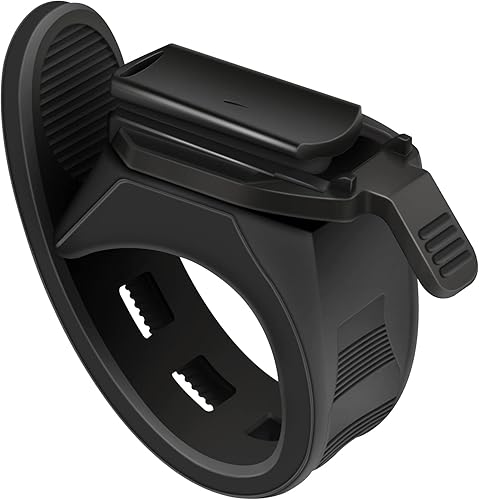 Ascher Soporte de montaje de luz de bicicleta, soporte de montaje de bicicleta para manillar, adecuado para faros delanteros HJ-040, paquete de 1