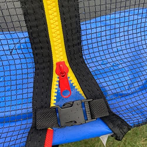 Trampoline Safety Net - UV-Resistant Ripstop Enclosure with Adjustable Straps - Kids Protective Guard - Durable Replacement Netting for Trampoline Accessories, Enhanced Safety