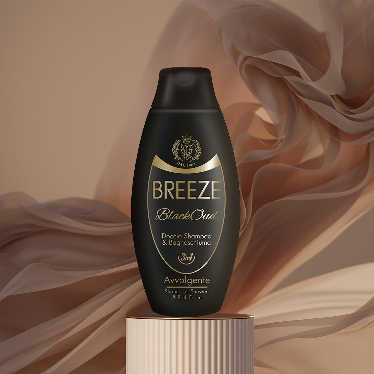 BREEZE | Doccia Shampoo e Bagnoschiuma BlackOud, 6x400 ml