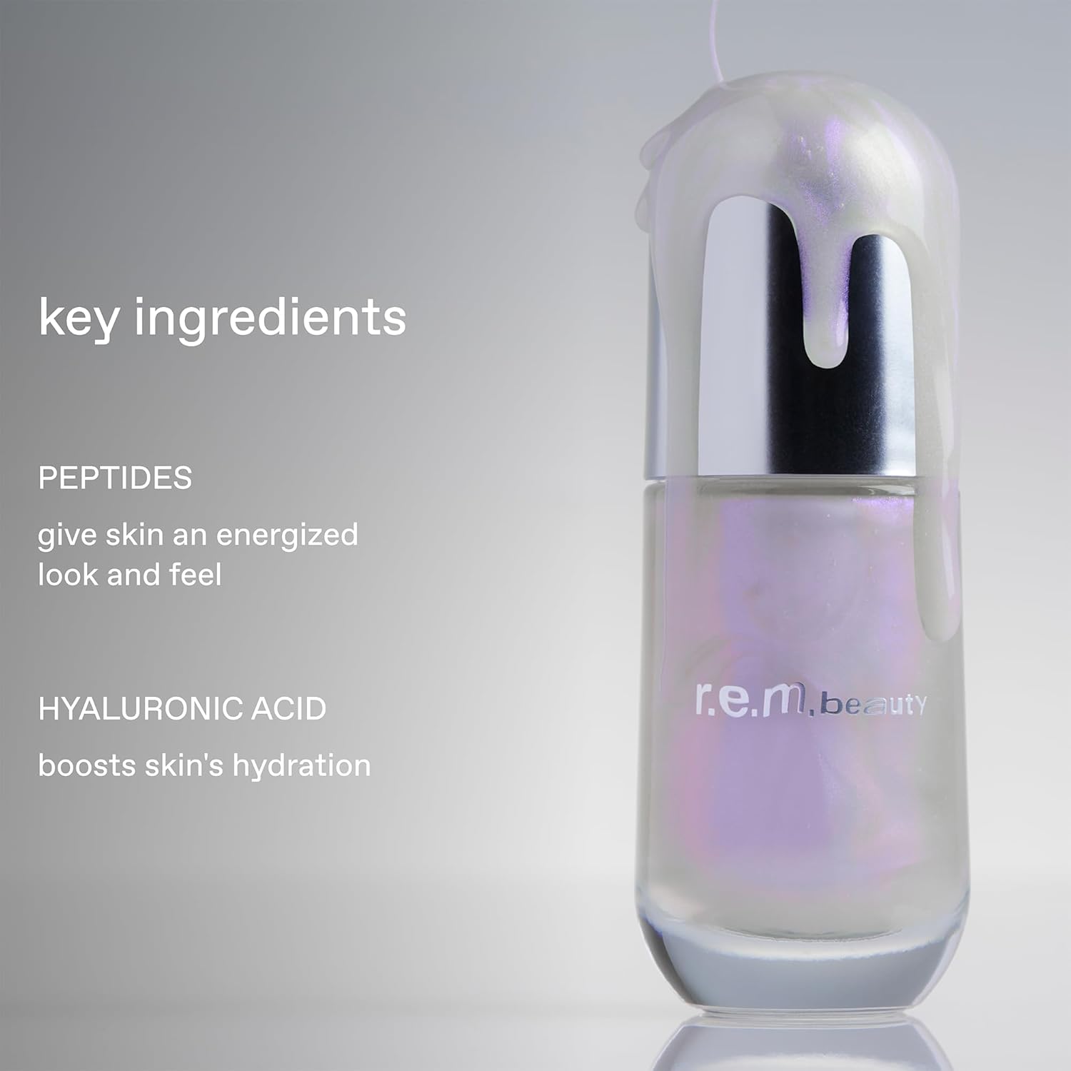 r.e.m. beauty by ariana grande Dreamglow Highlight Serum | Hydrating, Lightweight Glow Elixir | Soft Radiant Finish | For Face & Body (Aura)