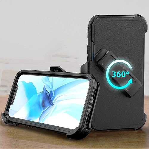 Miniatura 2 de TASHHAR Funda para iPhone 12 Pro Max, resistente y a prueba de golpes, funda protectora con clip para cinturón para Apple iPhone 12 6.7 5G 2020
