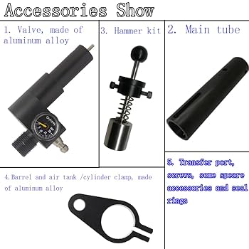 Amazon.com : SQOTDR 12g CO2 /Pump to PCP Conversion KIT HPA