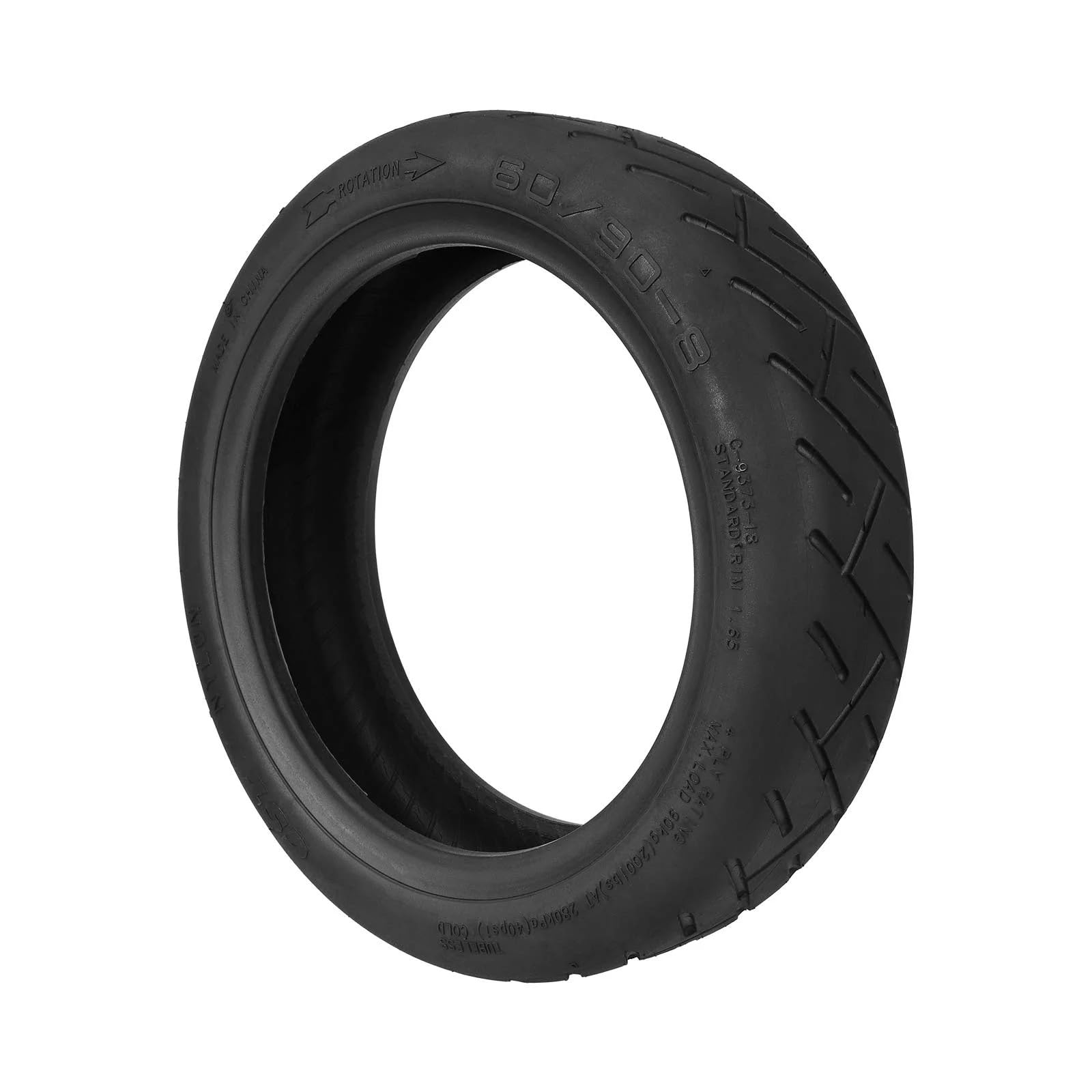 CST 60/90-8 Ersatzräder für Xiaomi 5 Plus/Xiaomi 6 Elektroroller 12 Zoll Reifen Tubeless Schlauchloser Verdickt Explosionsgeschützt Langlebig Sicher Ersatzreifen mit Ventil (1 Stk)