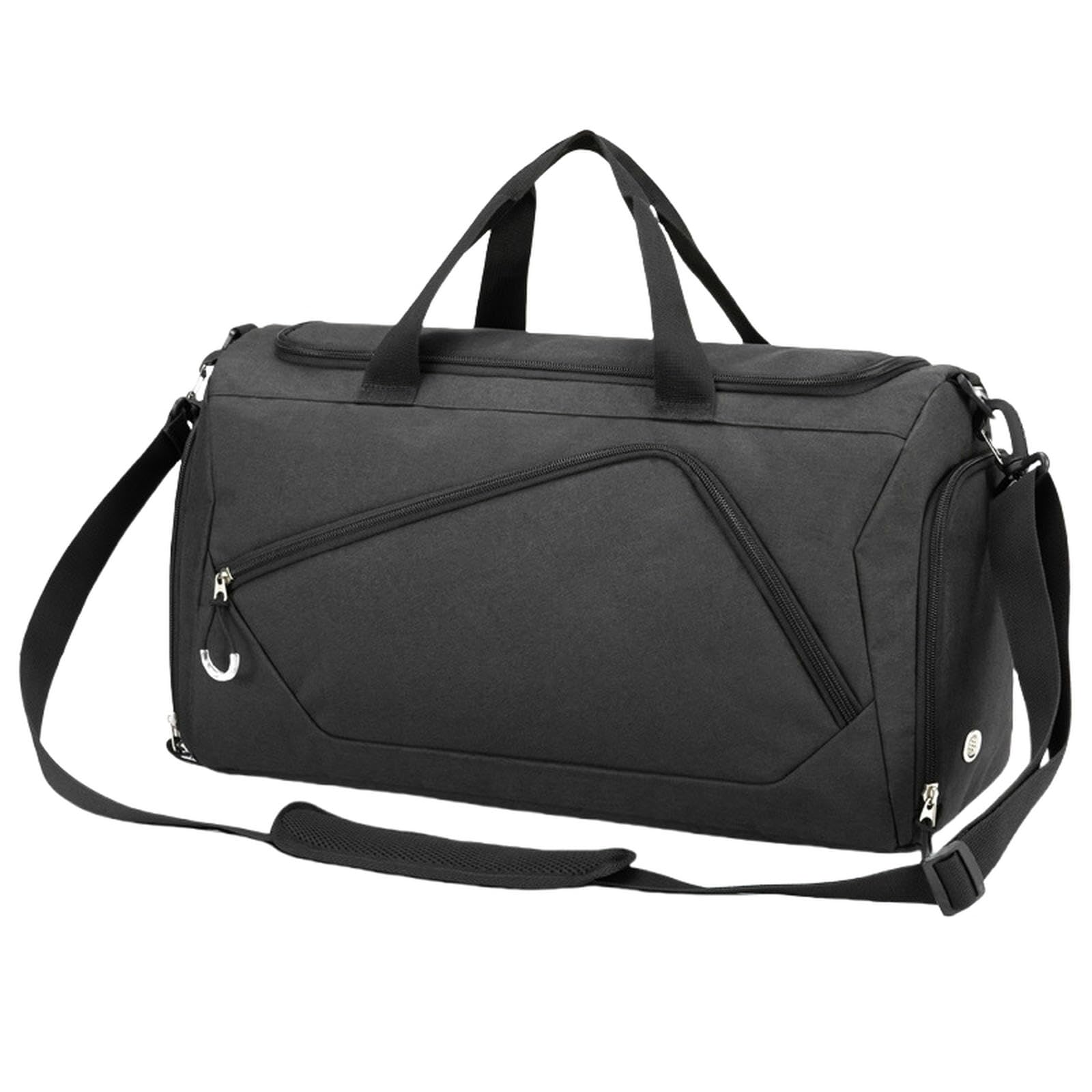 Reisetasche Kurzstrecken-Reisetasche Große Kapazität Trockener Und Nasse Trennung Sport Fitness Aufbewahrungstasche Gepäckbeutel-schwarz-45 * 25 * 25 cm
