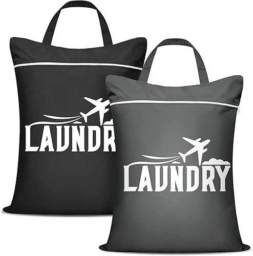 2 bolsas grandes de viaje para lavandería, lavables, impermeables, para ropa sucia, trajes de baño, ropa de gimnasio, lavandería, piscina, yoga,