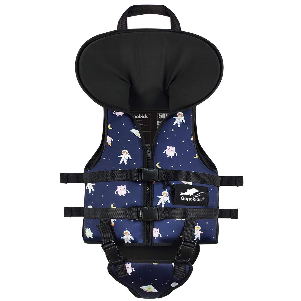 Gogokids Chaleco de Natación para Niños Niñas - Chaleco Flotador Bebe Aprendizaje Natación Traje de Flotación
